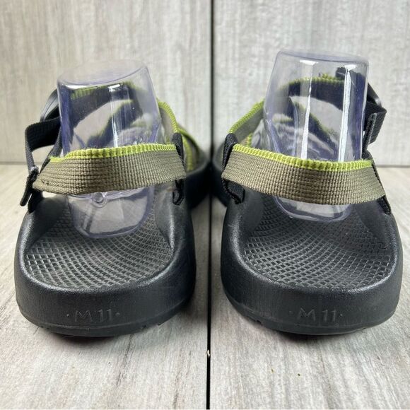 Chaco Z/Cloud Z1 Classic Green and Black Sandals Trail Hiking Shoe Mens Size 11 - Picture 7 of 10